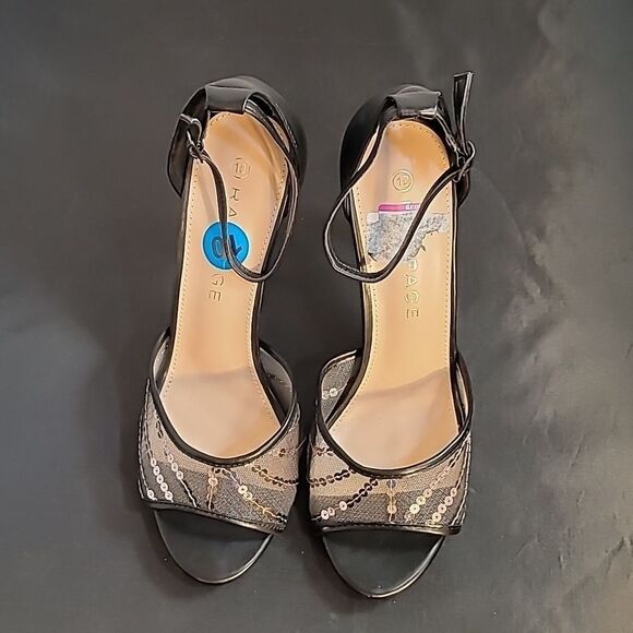 BRAND NEW RAMPAGE HIGH HEEL STILETTOS ADJUSTABLE BUCKLE STRAP SANDAL - Picture 2 of 15